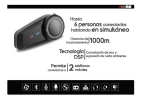 Intercomunicador Moto M2 1000m Hablan 6 En Simultaneo