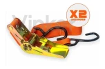 Kit Set X2 Cinta Zuncho De Amarre Con Crique 5m X 2.5mm 