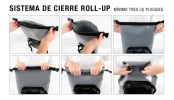 Bolso Moto Circular Impermeable Estanco 35 L Bewolk Bb1235