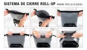 Bolso Moto Circular Impermeable Estanco 35 L Bewolk Bb1235