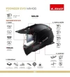 Casco Moto Cross Ls2 436 Pioneer Evo Solid Liso Doble Visor