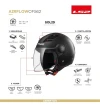 Casco Moto Abierto Ls2 562 Airflow Negro Mate Vinker