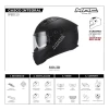 Casco Moto Mac Speed 2.0 Solid Negro Mate Doble Visor