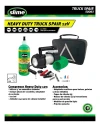 Compresor Slime Kit Reparacion Pesado Sellador Pinzas Linterna
