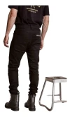 Pantalon Brooklyn Moto Jean Kingman Kevlar Y Protecciones
