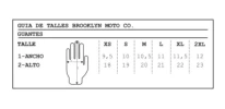 Guantes Brooklyn Montoya Retro 100% Cuero Vacuno Tactil