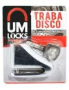 Traba Disco Moto Um Locks Cromado Acero Zinc Perno 5.5mm