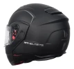 Casco Moto Rebatible Mt Atom Negro Mate Doble Visor 