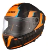 Casco Moto Axxis Hawk Evo Paw B4 Naranja Mate Doble Visor