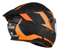 Casco Moto Axxis Hawk Evo Paw B4 Naranja Mate Doble Visor