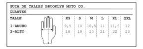 Guantes Brooklyn Montoya Retro 100% Cuero Vacuno Tactil