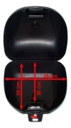 Baul Givi Top Case Trasero Moto E300n 30lt Inc Base Monolock