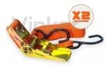 Kit Set X2 Cinta Zuncho De Amarre Con Crique 5m X 2.5mm 