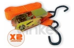 Kit Set X2 Cinta Zuncho De Amarre Con Crique 5m X 2.5mm 