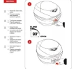 Baul Moto Trasero Givi 45 Litros Monolock E450n  Reflectivo