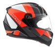 Casco Moto Integral Mac M67 Bass Nirvana Visor Simple