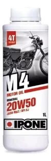 Aceite De Motor Lubricante Ipone M4 Mineral 20w50