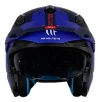 Casco Abierto Moto Mt Streetfighter Totem C17 Mentonera Desm