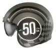 Casco Abierto Punto Extremo X581 B206 Retro 50 Mate