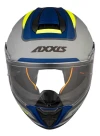 Casco Moto Axxis Hawk Evo Daytona C2 Gris Mate Doble Visor
