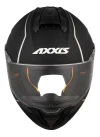 Casco Moto Axxis Hawk Solid A1 Negro Mate Doble Visor