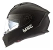 Casco Moto Integral Doble Visor Mac 069 Force Solid Mate