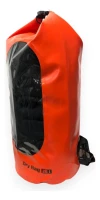 Bolso Estanco Bewolk Ventana Transparente 25lts Moto Bb1025w