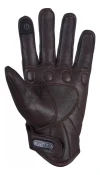 Guante Moto Gp23 Racer Gt10 De Cuero Con Protecciones Marron