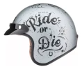 Casco Moto Abierto Mac Oficial Bowie Lucky Graficas Mate