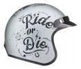 Casco Moto Abierto Mac Oficial Bowie Lucky Graficas Mate