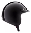 Casco Moto Abierto Mac Oficial Bowie Solid Negro Brillo