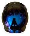 Visor Burbuja Para Casco Moto Mac Bowie Abierto Of181