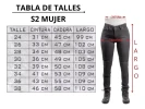 Pantalon Jean Con Protecciones Solco Moto Dama S2 Negro