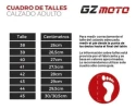 Botas Para Moto Gz Moto X20 Touring Cuero