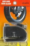 Traba Disco Con Alarma Lk603 Moto Bici Perno 7 110db 2llaves
