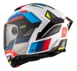 Casco Moto Rebatible Mt New Atom 2 Bast A0 Tricolor Mate