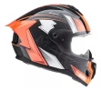 Casco Integral Moto Mac Oficial 070 Volt Komak Rojo Brillo