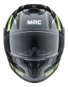 Casco Integral Moto Mac Oficial 70volt Komak Amarillo Brillo