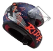 Casco Moto Integral Ls2 353 Rapid Naughty Azul Naranja