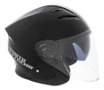 Casco Moto Abierto Punto Extremo Xr200 Doble Visor Negro