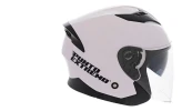 Casco Moto Abierto Punto Extremo Xr200 Doble Visor Blanco