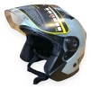 Casco Moto Abierto Punto Extremo Xr200 Doble.vis Gris Nardo