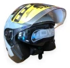Casco Moto Abierto Punto Extremo Xr200 Doble.vis Gris Nardo