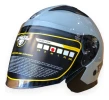 Casco Moto Abierto Punto Extremo Xr200 Doble.vis Gris Nardo