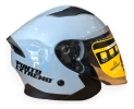 Casco Moto Abierto Punto Extremo Xr200 Doble.vis Gris Nardo