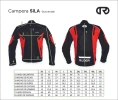 Campera Moto Cordura Ruder Sila Corta Con Protecciones