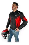 Campera Moto Cordura Ruder Sila Corta Con Protecciones