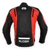 Campera Moto Cordura Ruder Sila Corta Con Protecciones