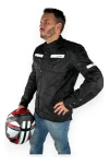 Campera Moto Ruder Evander Parka Larga Con Proteccion