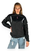 Campera Moto Ruder Gospa Mujer Corta Protecciones